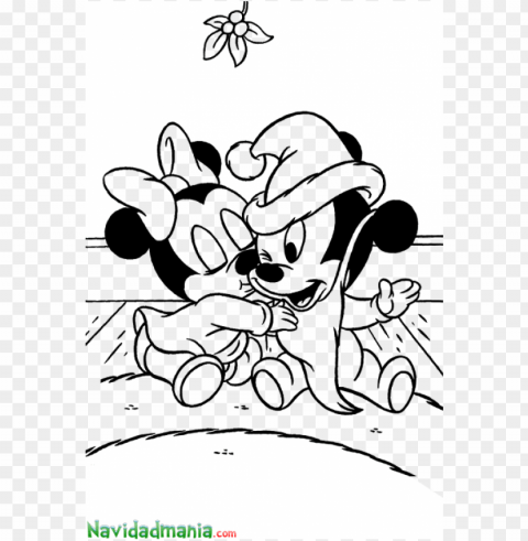 baby minnie mouse and mickey mouse drawi PNG transparent stock images