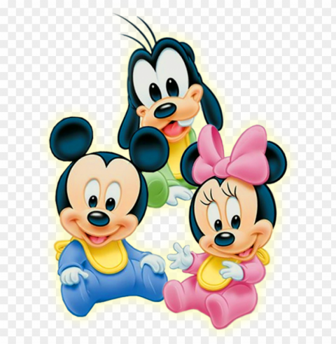 baby - minnie - mouse - - disney baby minnie mouse edible image cake toppers Transparent PNG images set