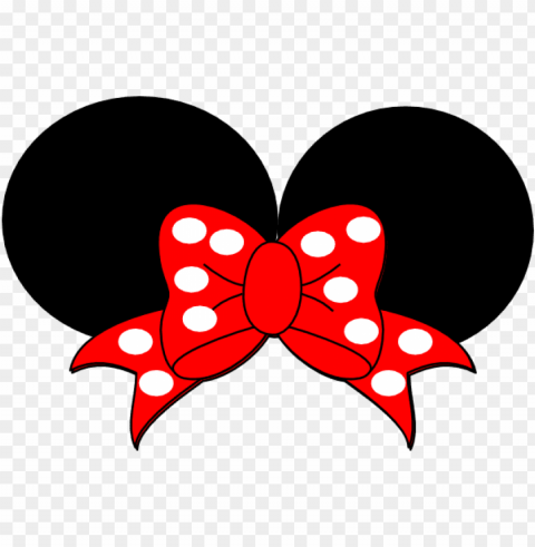 baby minnie mouse - minnie mouse ears clipart HighQuality Transparent PNG Isolated Object