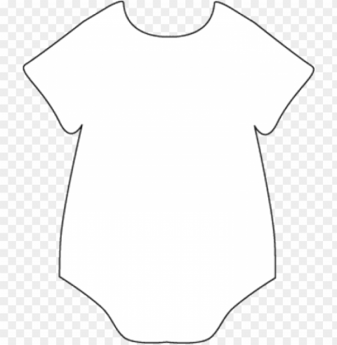 baby onesie template for baby shower invitations - molde de body de bebe PNG files with no backdrop required