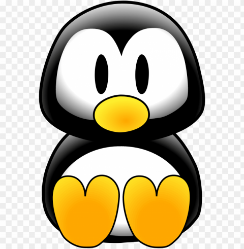 baby penguin at clker com - penguin clip art Free PNG images with alpha channel set