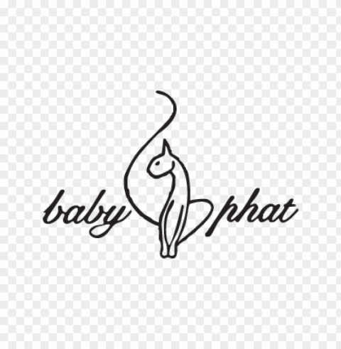 baby phat eps logo vector free Clean Background Isolated PNG Design