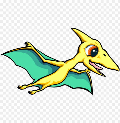 baby pteranodon pterosaurs dinosaur pterodactyl - pteranodon clipart PNG Graphic with Clear Background Isolation