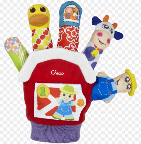 baby senses farmyard finger puppet - 00007651000000 Transparent Cutout PNG Isolated Element
