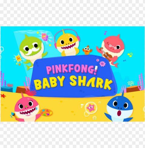 Baby Shark Clean Background Isolated PNG Graphic