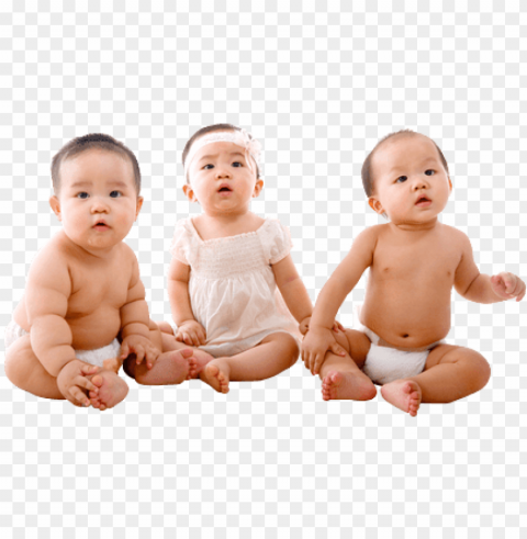 baby sitting transparent image - asian baby ClearCut Background Isolated PNG Art