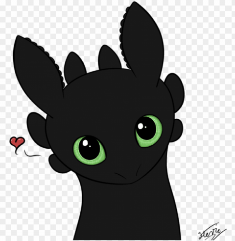 Baby Toothless Drawings Of Cute Toothless PNG Images With Alpha Mask