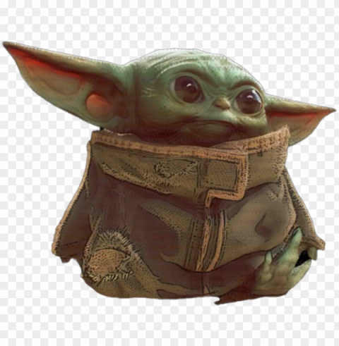 Baby Yoda PNG Transparent Elements Package