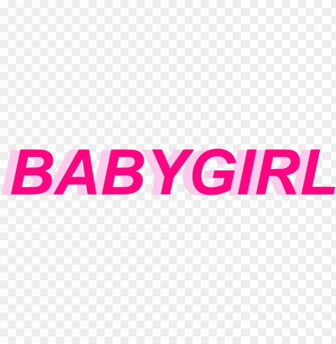 babygirl text - tumblr baby girl PNG Graphic Isolated with Transparency PNG transparent with Clear Background ID 7a3fbff7
