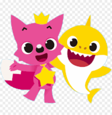 babyshark shark sticker pinkfong - roblox music code for baby shark Transparent PNG Isolated Illustration