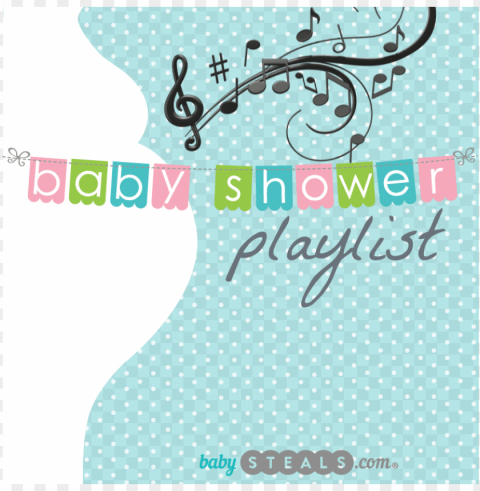 babyshower-playlist - clip art jazz music PNG with cutout background