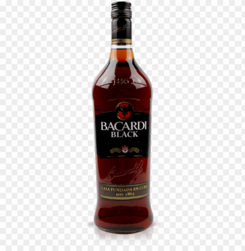 bacardi black 1l - bacardi cocktail PNG images with alpha mask