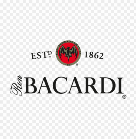 bacardi est vector logo PNG Image Isolated on Transparent Backdrop