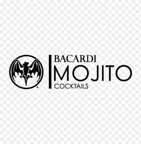 bacardi mojito logo vector free PNG Graphic with Transparent Background Isolation