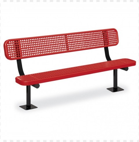 back of park bench Isolated Design Element in Clear Transparent PNG