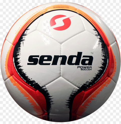 Back Side Of Senda Power Soccer Ball - Senda Valor Maki Clear Background PNG Isolated Graphic Design