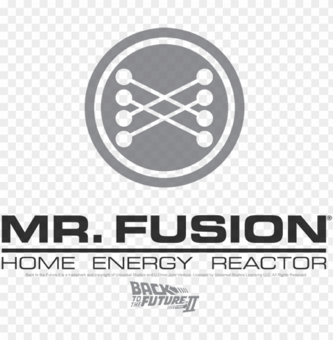 back to the future ii mr - mr fusion logo PNG transparent artwork