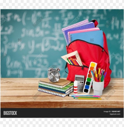 backgound school bag Isolated Item in HighQuality Transparent PNG