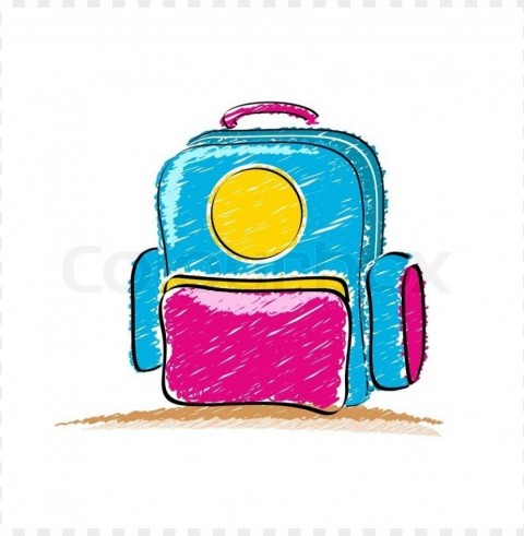 backgound school bag Isolated PNG Object with Clear Background PNG transparent with Clear Background ID 4894d56b