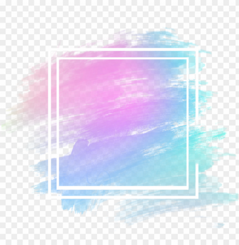  blue purple pink watercolor aesthetic icon - paint PNG images with no background essential