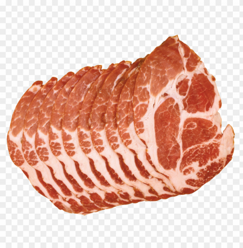 bacon food PNG Graphic with Clear Background Isolation