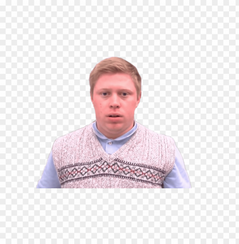 bad luck brian now Transparent PNG Graphic with Isolated Object
