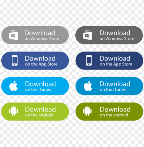badge app store buttons - download app button psd PNG files with no royalties