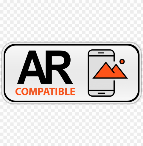 badge ar compatible - badge Isolated Artwork in Transparent PNG Format