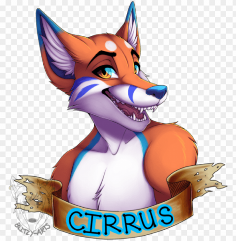badge commission for varekwolf - furry fox badge PNG images for graphic design