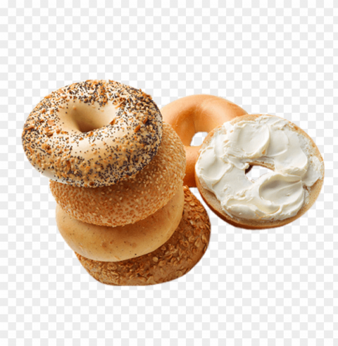 Bagel Food PNG Image With Clear Background Isolation