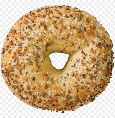 bagel food transparent PNG Image with Clear Isolated Object