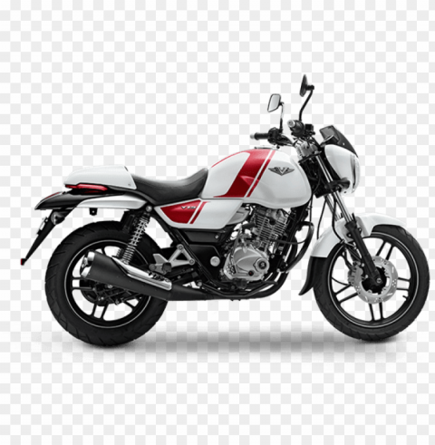 bajaj v15 ins vikrant motorcycle pearl white - bajaj v12 white colour Isolated Subject in Transparent PNG