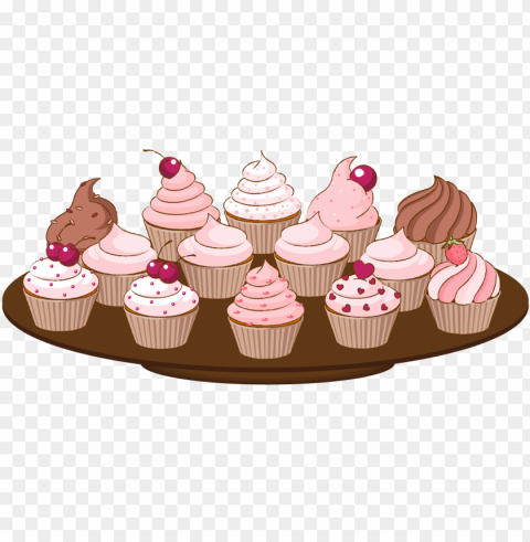 bake sale clip art of a cupcake with sprinkles cake - cake clipart PNG for Photoshop