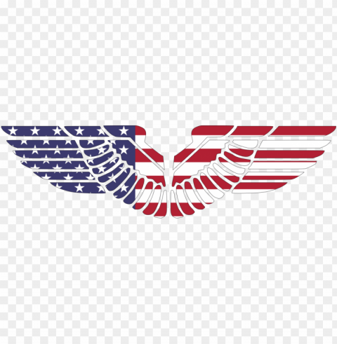 bald eagle flag of the united states bird - american eagle wings PNG artwork with transparency PNG transparent with Clear Background ID 7048a1cb