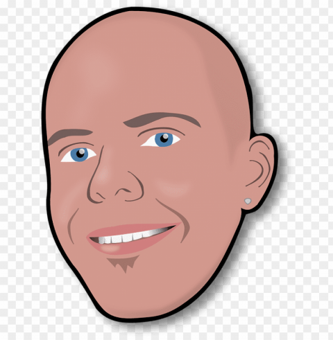 bald head PNG transparent photos assortment