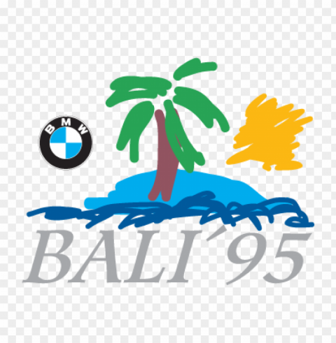 bali 95 logo vector free Isolated Graphic on Clear Transparent PNG