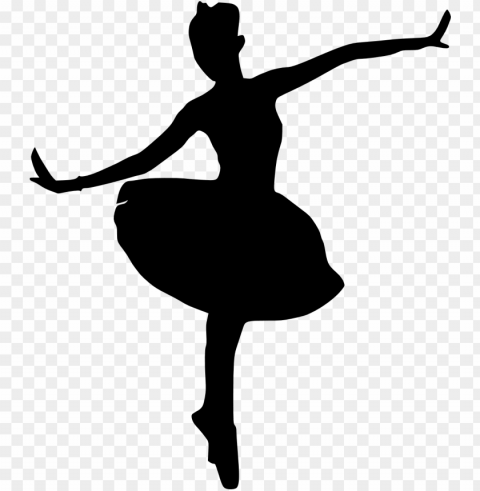 ballerina silhouette - ballerina PNG for digital design