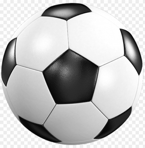 ballon foot - ballon de foot 3d Isolated Icon in Transparent PNG Format