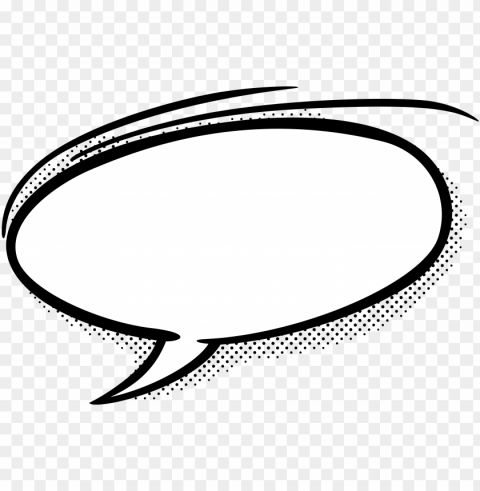 balloon oval speech bubble cartoon draw HighResolution Isolated PNG with Transparency