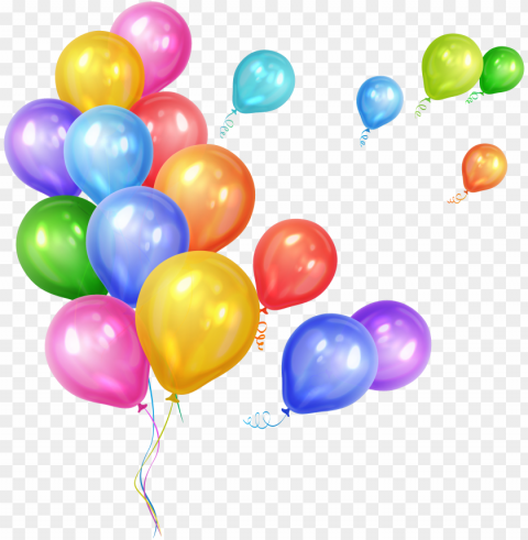 balloon party birthday - globos de gas PNG format with no background