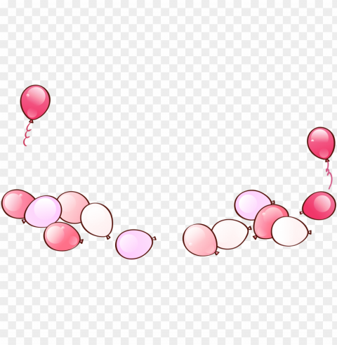 balloon pink clip art shading transprent - เวก เตอร วาด การตน พน หลง พาส เท ล PNG transparent graphics comprehensive assortment