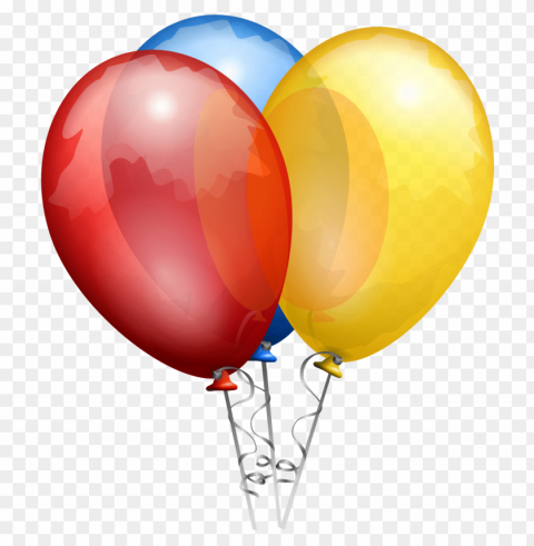 balloons Isolated Artwork in HighResolution Transparent PNG