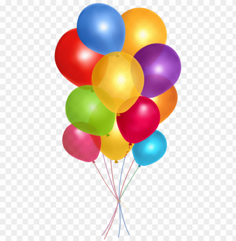 Balloons Isolated Artwork On Clear Transparent PNG