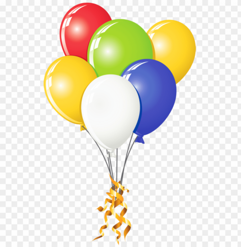 Balloons Isolated Artwork On Transparent Background PNG