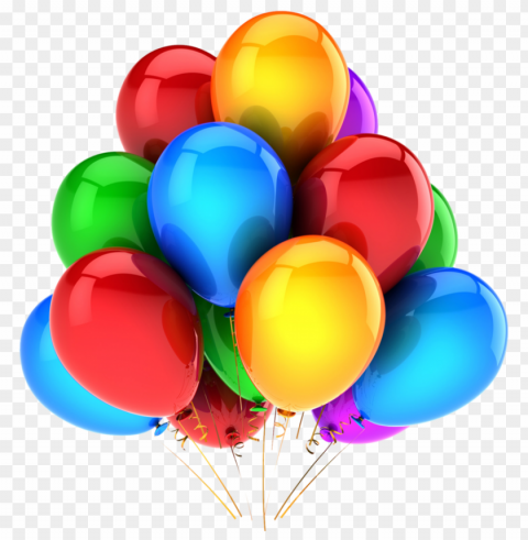 balloons Isolated Design in Transparent Background PNG