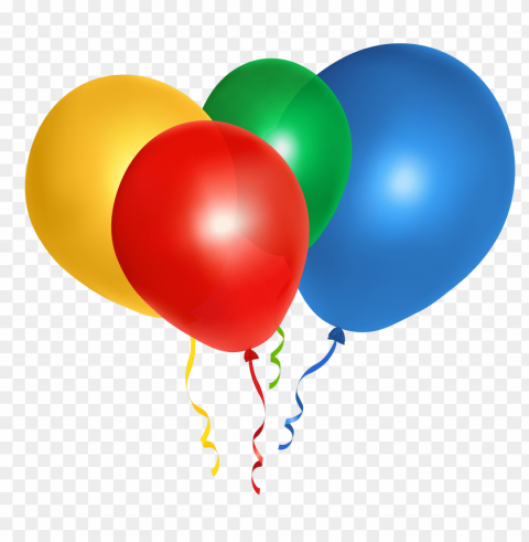 balloons Isolated Element in Transparent PNG