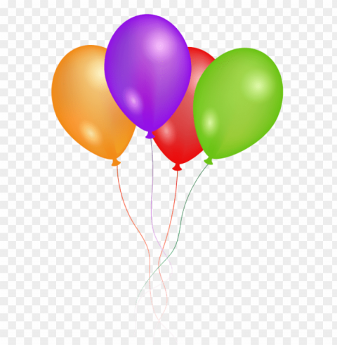 balloons Isolated Element with Transparent PNG Background