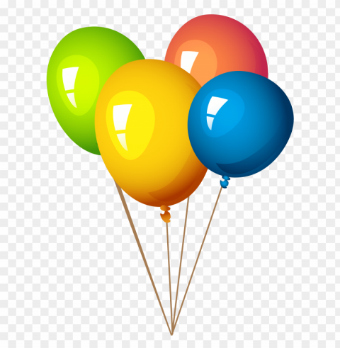 Balloons PNG Files With Clear Background Bulk Download