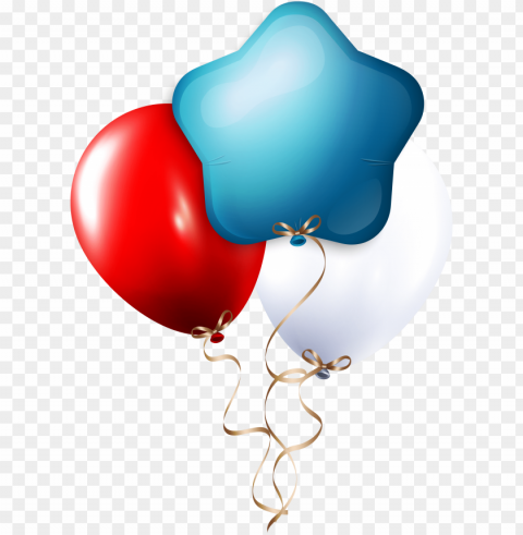 balloons image - star balloons clipart PNG file with no watermark