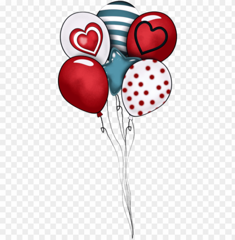 balloons tube photoshop hearts art drawings globes - sexy birthday balloons PNG images without subscription